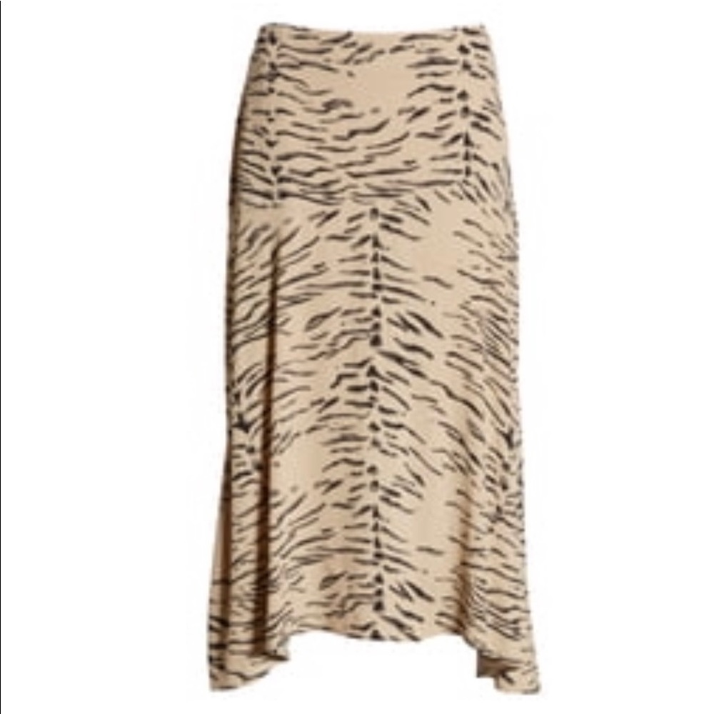 Leith Paneled MIDI Skirt